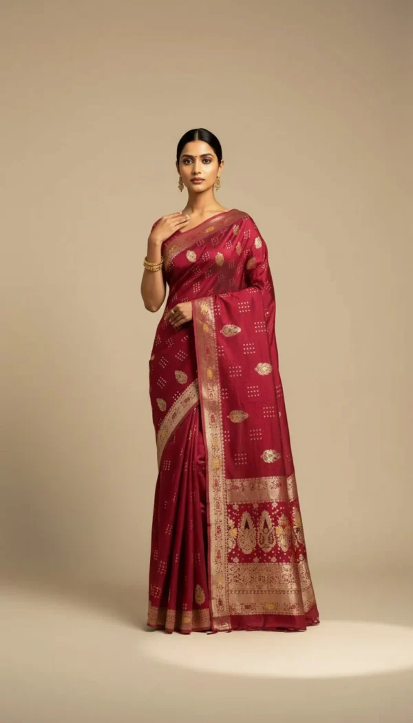 Royal Ranee Dola Silk Saree with Rich Zari Work