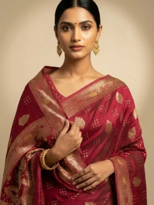Royal Ranee Dola Silk Saree with Rich Zari Work