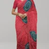 crush chinon saree pink color daily wear