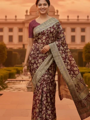 Royal Bottle Green Dola Silk Saree for Women | Rich Festive Wedding Wear Designer Saree