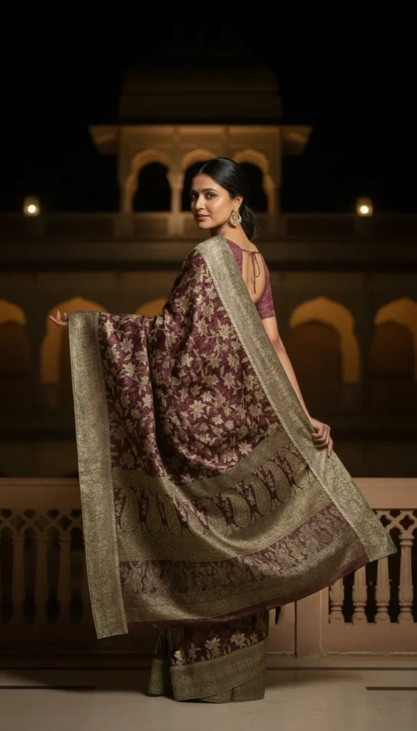 Royal Bottle Green Dola Silk Saree for Women | Rich Festive Wedding Wear Designer Saree